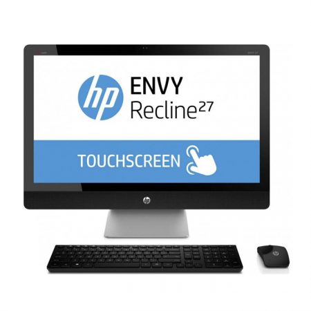 HP ENVY RECLINE TOUCHSMART 27-K309 AIO - Intel Core I7-4790T / 12GB RAM / 1TB Hybrid with 8 GB SSD / 27” TOUCH with FULL HD/1GB GC / No DVD / HDMI INPUT/WIN 8.1 /WIRELESS KB AND MOUSE /English KB