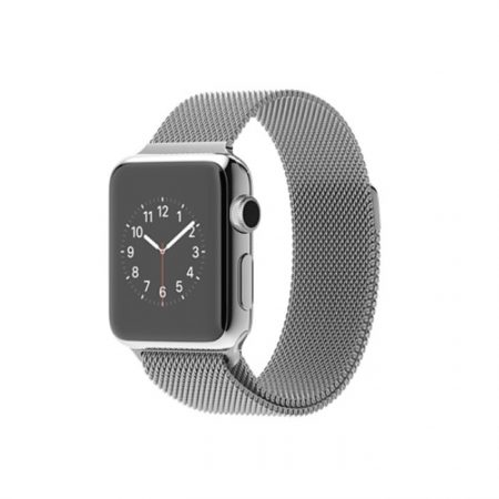 Apple Watch 38mm Stainless Steel Case with Milanese Loop Mj322