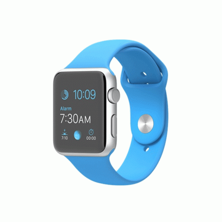 Apple Watch Sport (MLC52) 42mm Silver Aluminum Case with Blue Sport Band
