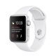 Apple Watch 42mm Silver Aluminium Case with White Sport Band (MNNL2)