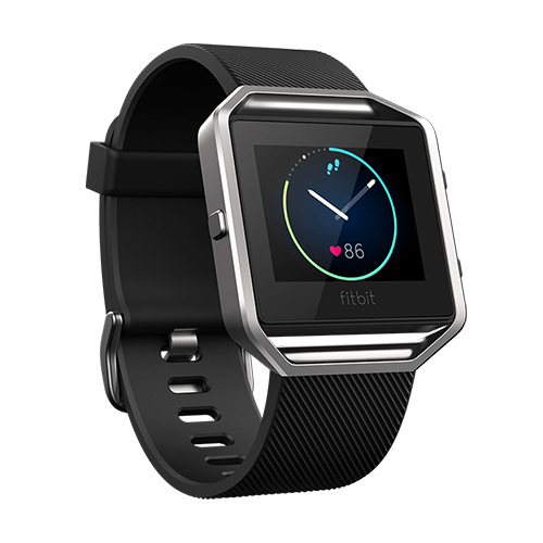 Fitbit Blaze Smart Fitness Watch Black / Stainless Steel - Large