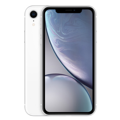Apple iPhone XR Dual Sim 128GB, 4G LTE - White (Facetime)