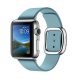 Apple Watch MMFC2 38mm Stainless Steel Case with Blue Jay Modern Buckle (Large)
