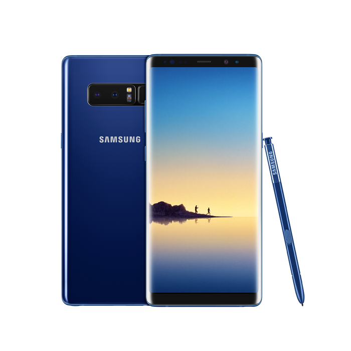 Samsung Galaxy Note 8 (256 GB, 6GB RAM, 4G LTE, Dual SIM) Deep Sea Blue - International Version